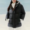 Kapüşonlu Waterproof Aşağı Ceket “Siyah”