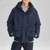 Lifestyle Serisi Waterproof Sıcak Kapüşonlu Aşağı Ceket “Siyah”