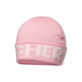 Logo Baskılı Bere “Pembe Beyaz”