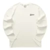 Logo Baskılı Crew Sweater “Beyaz Siyah Mavi”