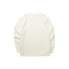Logo Baskılı Crew Sweater “Beyaz Siyah Mavi”