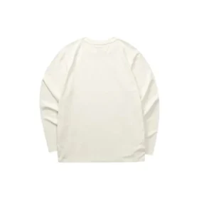 Logo Baskılı Crew Sweater “Beyaz Siyah Mavi”