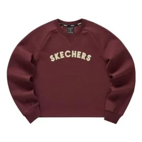 Logo Baskılı Crew Sweater “Burgundy White” Logo Baskılı Crew Sweater “Burgundy White”