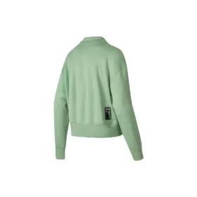 Logo Baskılı Crew Sweater “Yeşil”