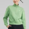 Logo Baskılı Crew Sweater “Yeşil”