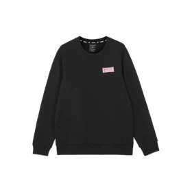 Logo Baskılı Crew Sweatshirt “Gri Beyaz Siyah Mavi”