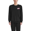 Logo Baskılı Crew Sweatshirt “Gri Beyaz Siyah Mavi”