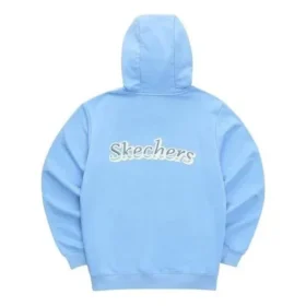 Logo Baskılı Kapüşonlu Sweatshirt “Mavi Pembe Siyah Beyaz”