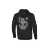 Logo Baskılı Kapüşonlu Sweatshirt “Siyah Beyaz Mavi”