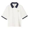 Logo Baskılı Polo Gömlek “Beyaz Siyah”