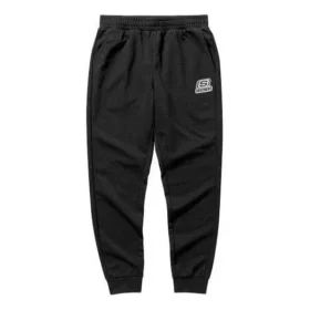 Logo Baskılı Örme Dar Kesim Spor Pantolon “Siyah Lacivert Gri”