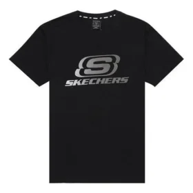 logo Grafik Tişört “Siyah Gümüş”