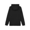 Logo Grafikli Kapüşonlu Sweatshirt “Siyah Mavi”