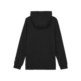 Logo Grafikli Kapüşonlu Sweatshirt “Siyah Mavi”
