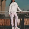 Logo Harfli Baskılı Günlük Kapüşonlu Sweatshirt “Çok Renkli”