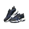 One Punch Man x Skechers Stamina V2 Düşük Bilekli Koşu Ayakkabısı Mavi/Siyah