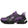 One Punch Man x Skechers Stamina V2 Düşük Bilekli Koşu Ayakkabısı Siyah/Mor