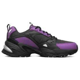One Punch Man x Skechers Stamina V2 Düşük Bilekli Koşu Ayakkabısı Siyah/Mor