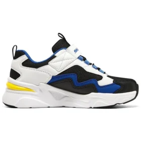 Rahat Spor Sneakerlar “Siyah Beyaz Mavi”