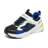 Rahat Spor Sneakerlar “Siyah Beyaz Mavi”