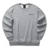 Renkli Casual Serisi Grafikli Crew Sweatshirt “Gri Siyah”