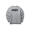 Renkli Casual Serisi Grafikli Crew Sweatshirt “Gri Siyah”