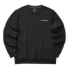 Renkli Casual Serisi Grafikli Crew Sweatshirt “Siyah Beyaz”