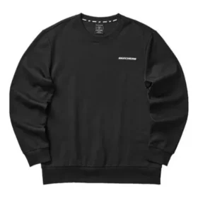 Renkli Casual Serisi Grafikli Crew Sweatshirt “Siyah Beyaz”