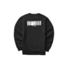 Renkli Casual Serisi Grafikli Crew Sweatshirt “Siyah Beyaz”