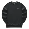 Renkli Günlük Serisi Örme Crew Sweatshirt “Siyah”