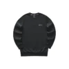 Renkli Günlük Serisi Örme Crew Sweatshirt “Siyah”