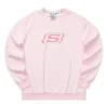 S Letter Crew Sweater “Pembe”