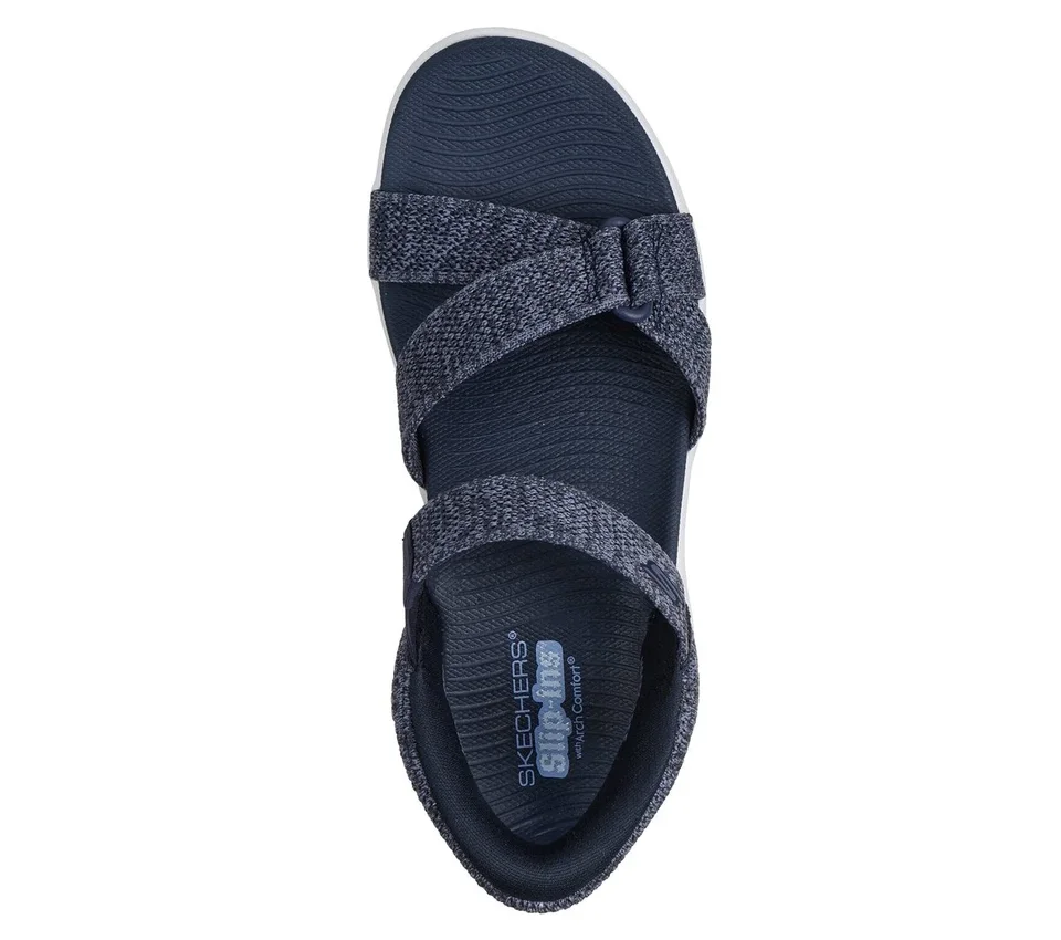 Skechers Slip-ins: Go Walk Massage Fit Sandalet – Heather Skechers Slip-ins: Go Walk Massage Fit Sandalet – Heather