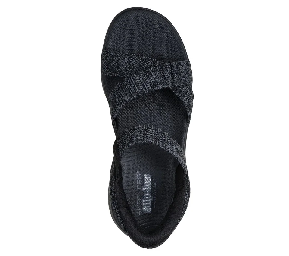 Skechers Slip-ins: Go Walk Massage Fit Sandalet – Heather Skechers Slip-ins: Go Walk Massage Fit Sandalet – Heather