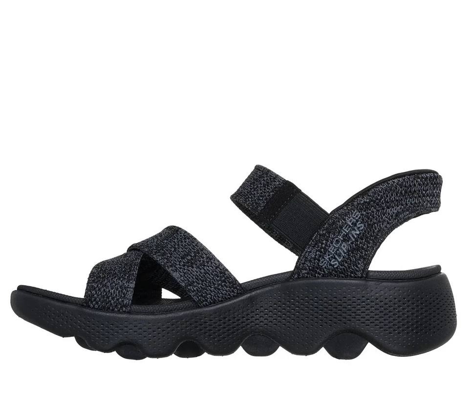 Skechers Slip-ins: Go Walk Massage Fit Sandalet – Heather Skechers Slip-ins: Go Walk Massage Fit Sandalet – Heather