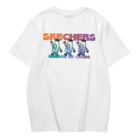 Skechers x Hankow Grafik Tişört “Beyaz Çok Renkli”