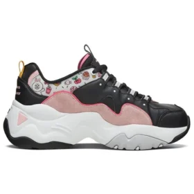 Skechers x Line Friends D’ Lites 3.0 Düşük Bilekli Clunky Ayakkabılar Siyah/Pembe