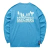 Skechers x One Piece Baskılı Uzun Kollu Tişört “Mavi Kahverengi Sarı Siyah”