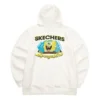 Skechers x SpongeBob SquarePants Grafik Kapüşonlu Sweatshirt “Beyaz Sarı Siyah”