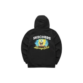 Skechers x SpongeBob SquarePants Grafik Kapüşonlu Sweatshirt “Beyaz Sarı Siyah”