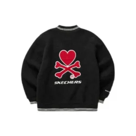 Skechers x Tokidoki Logo Baskılı Ceket “Black Red”