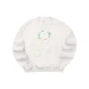 Skechers x XIAOLI Grafikli Crew Kazak “Gri Beyaz”