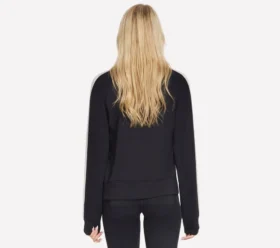 Skechluxe Elevate Blok Desenli Bisiklet Yaka