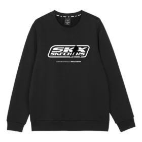 SKX Baskılı Crew Sweater “Siyah Beyaz”