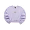 Smile Grafikli Crew Sweatshirt “Siyah Gri Mor”
