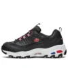 Snickers x Skechers D Lites 1.0 Düşük Bilekli Baba Ayakkabısı Siyah