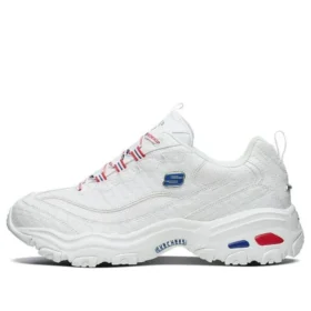 Snickers x Skechers D’ Lites 1.0 Düşük Bilekli Kalın Tabanlı Ayakkabılar Beyaz