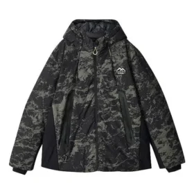 Sport Camo Sıcak Ceket “Siyah Yeşil”