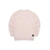 Sport Letter Crew Sweater “Pembe Beyaz”