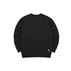 Sport Letter Crew Sweater “Siyah Beyaz”